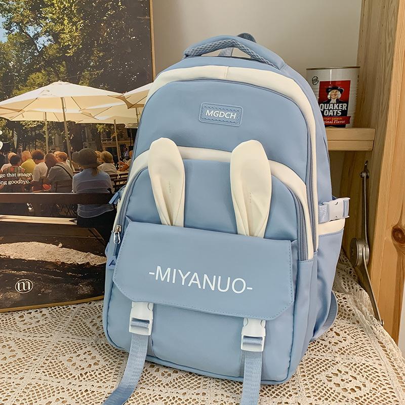 Schultasche Kinder Grundschüler Mädchen Hasenohren Rucksack Mittelschüler Oberstufenschüler Studenten Rucksack