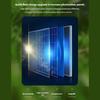 Wiederaufladbarer Solar-Bodenventilator mit flexibler Höhenverstellung Leiser Teleskop-Schreibtischventilator für Terrassen, Gärten und kleine Räume