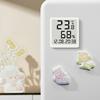 Digital Temperature and Humidity Meter Magnetic and Wall Hanging Support Space Saving for Home Office User Friendly