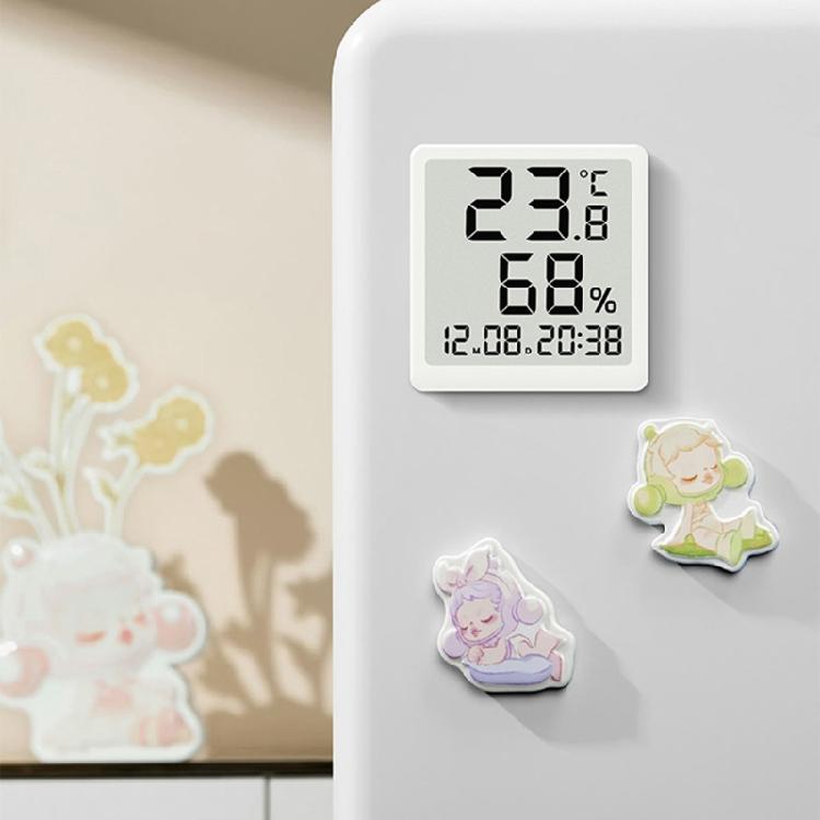 Digital Temperature and Humidity Meter Magnetic and Wall Hanging Support Space Saving for Home Office User Friendly