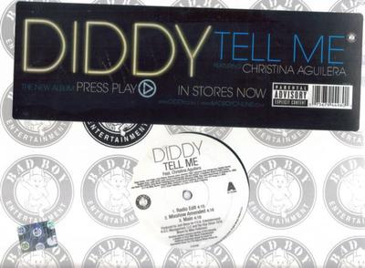 12-Zoll Schallplatte P. DIDDY, CHRISTINA AGUILERA - Tell Me 094498 Bad Boy Enterta 2006 US Rap & Hip-Hop/R&B Gebraucht