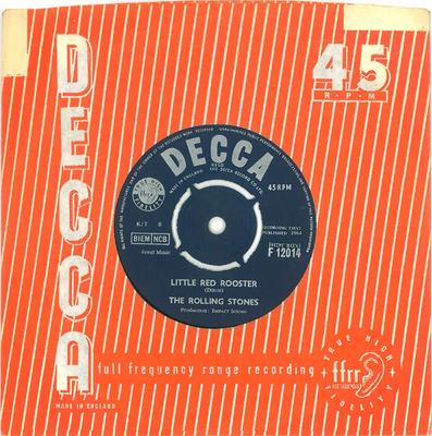 7-Zoll Schallplatte ROLLING STONES - Little Red Rooster F12014 Decca 1964 UK Rock Gebraucht