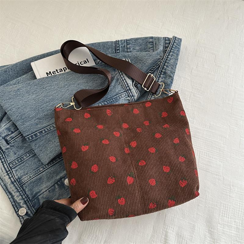 Stylish Korean Sweet Tote Bag In White Pink Brown And Black For Trendy Summer Outfits