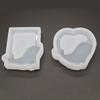 Clear Quicksand Silicone Molds Resin Casting Shaker Mold Resin Epoxy Mold for DIY Crafts Pendant Keychain Jewelry Making