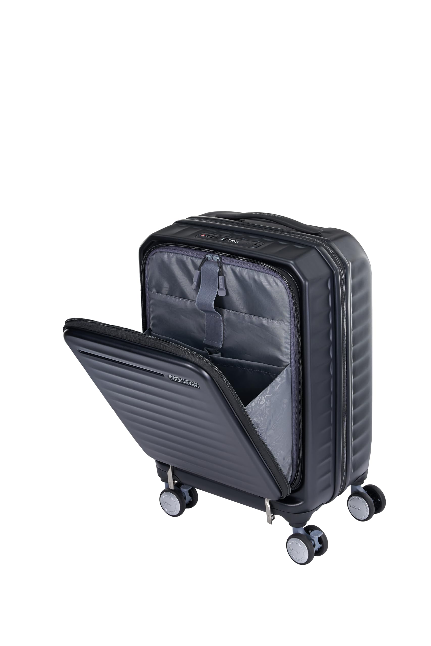 

Carry Spinner S Front Large With TSA 38 54 New Black [American Tourister] Suitcase, Case, Frontec, 54, Size, Carry-on, Opening, Expandable,