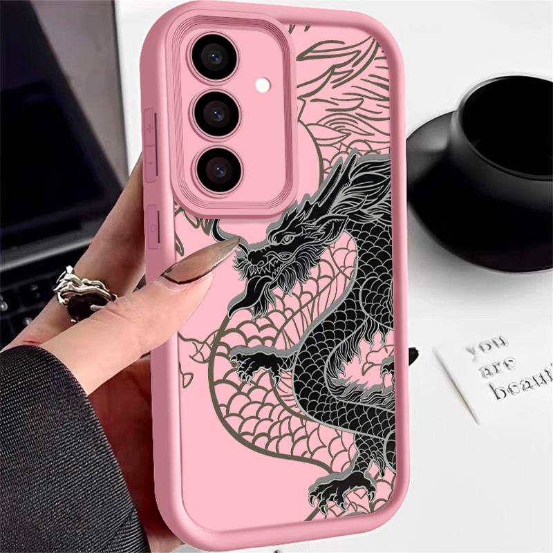 Gorgeous Dragon Cool Phone Case For Samsung Galaxy Case S24 S23 S22 S21 Ultra Plus Fe A55 A54 A53 A52 A35 A25 A15 5G Y2k Cover