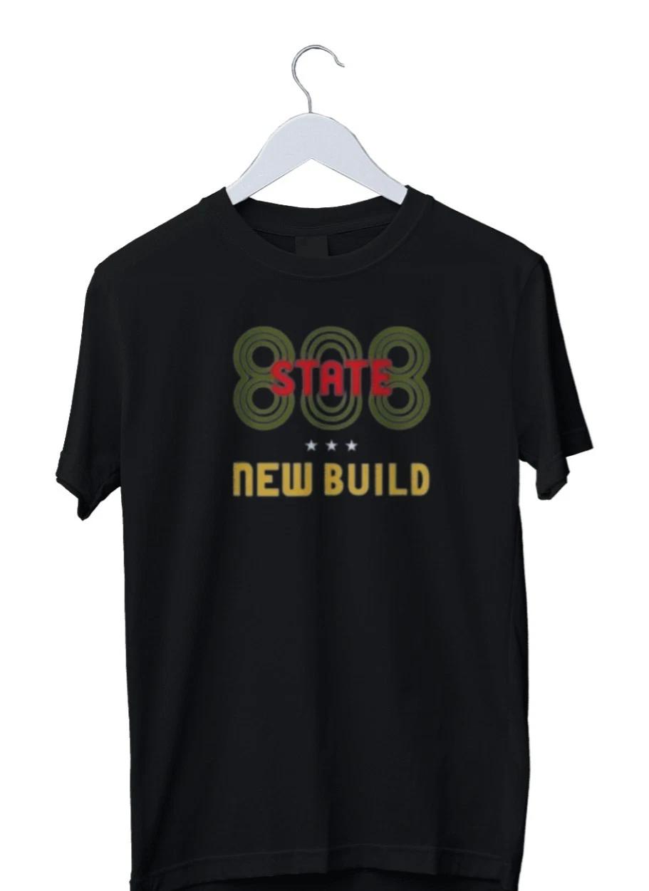 Unisex Adult Classic Graphic 808 State build Classic Graphic T-Shir... XXXL