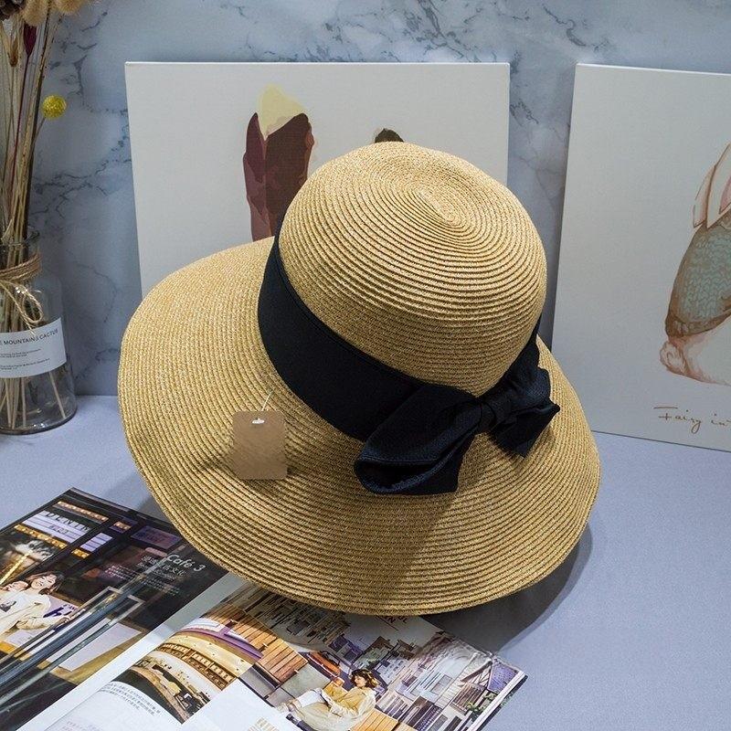 

Uvcut Sun Hat For Women With Large Brim And Butterfly Bow Sun Protection Summer Fashion Style A
