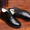 Fashion Winter Men Shoes 2025New Casual Leather Shoes Winter Plush Cotton Shoe Warm Business Office Shoes Men's Ankle Boots Botas Hombre