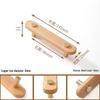 Japanese Minimalist Walnut Handle Solid Wood Cabinet and Wardrobe Drawer Handle