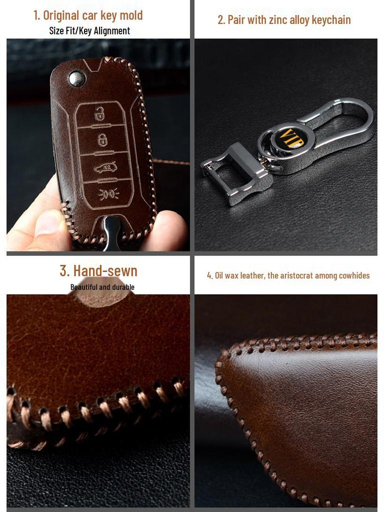 Compatible Key Case Cover for JEEP Wrangler, Liberty, Cherokee, Renegade, Grand, Commander, and Compass