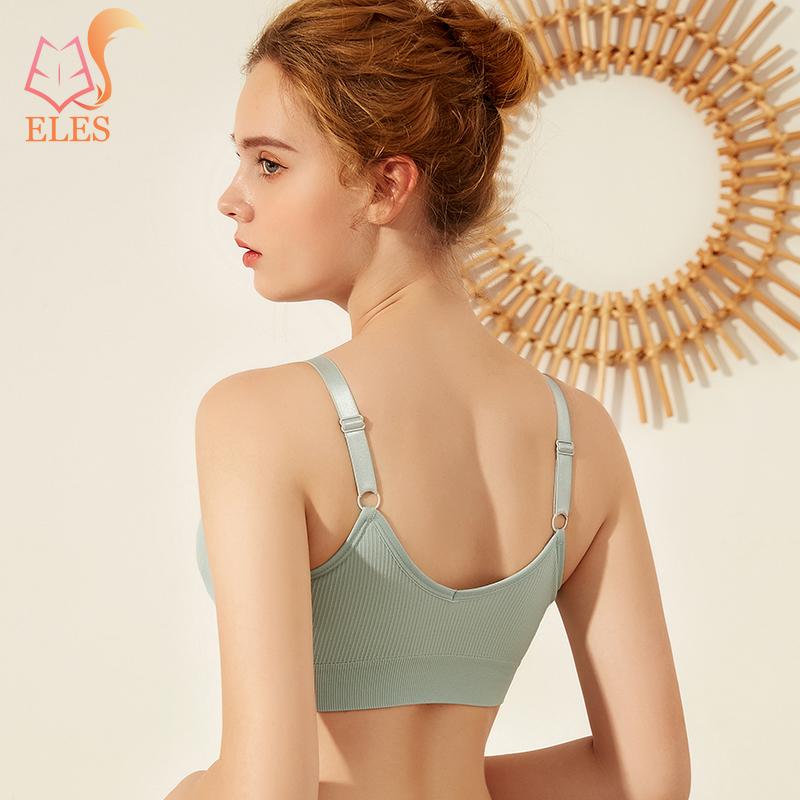 Women's Underwear Beautiful Back Bra Gathered Sports Shockproof Bra with Removable Chest Pads Bras
