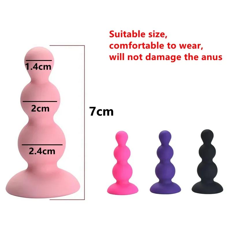 Mini Anal Plug Sex Toys Silicone Crystal Annal Extreme Butt Buttplug for Woman Prostate Massager Stimulator Adult Tooys Man
