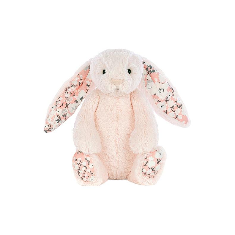 

JELLYCAT Серія Зайчик Бонні Дівчинка Квіткова тканина Вишнево-рожевий Зайчик Бонні Китайська Лімітована Заспокійлива Лялька Плюшева Лялька Висота 18см/31см/51см Box Not Included