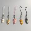 Lovely Cartoon Cat Key Chain Charming Feline Pendant Anti-Lost Chain Jewelry