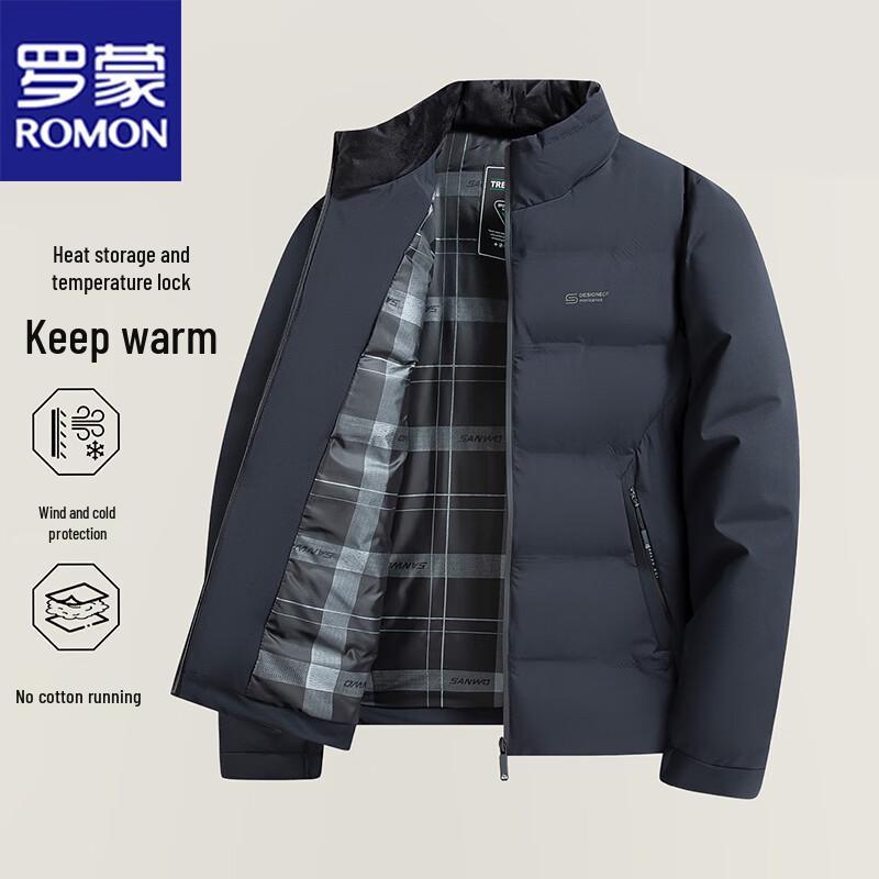 ROMON Men's Winter Padded Casual Warm Jacket
