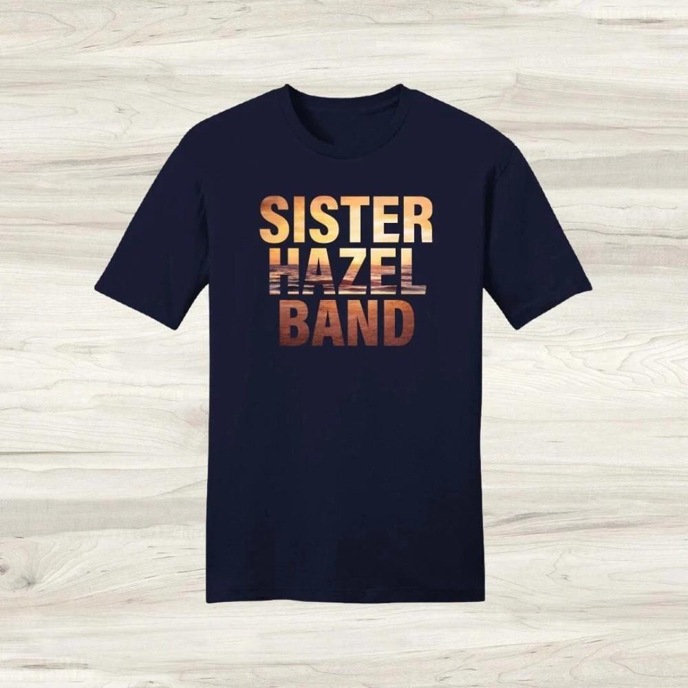 Collection Sister Hazel Band Unisex Band Sunset TShirt Black Adults Unisex T-Shirt S