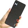 IMAK Ruiyi Series for Sony Xperia 10 VI Case Fabric Texture Leather+PC Phone Back Cover