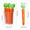 Quick-Seal Reusable Orange Bread Bag Clips for Pantry Fridge Food Freshness Preservation