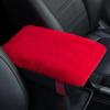 SEG Direct Car Center Console Cover Fluffy Fur Middle Armrest Cover Black