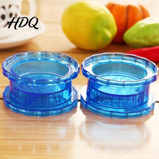 Transparent Garlic Crusher Press Manual Grinder Easy Operation Portable Chopper