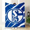Blue and White SC 04 Logo Blanket for All Seasons Blanket Lunch Break Throw Gift
