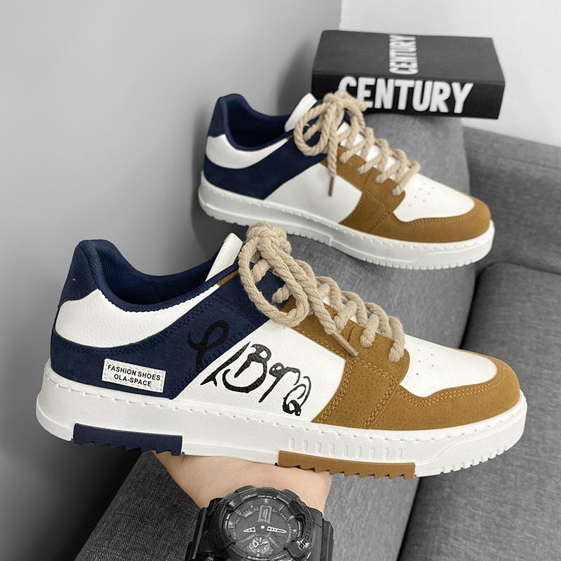 

2023 весенняя новая трендовая мужская обувь, мужская универсальная молодежная студенческая обувь, спортивная повседневная обувь 40