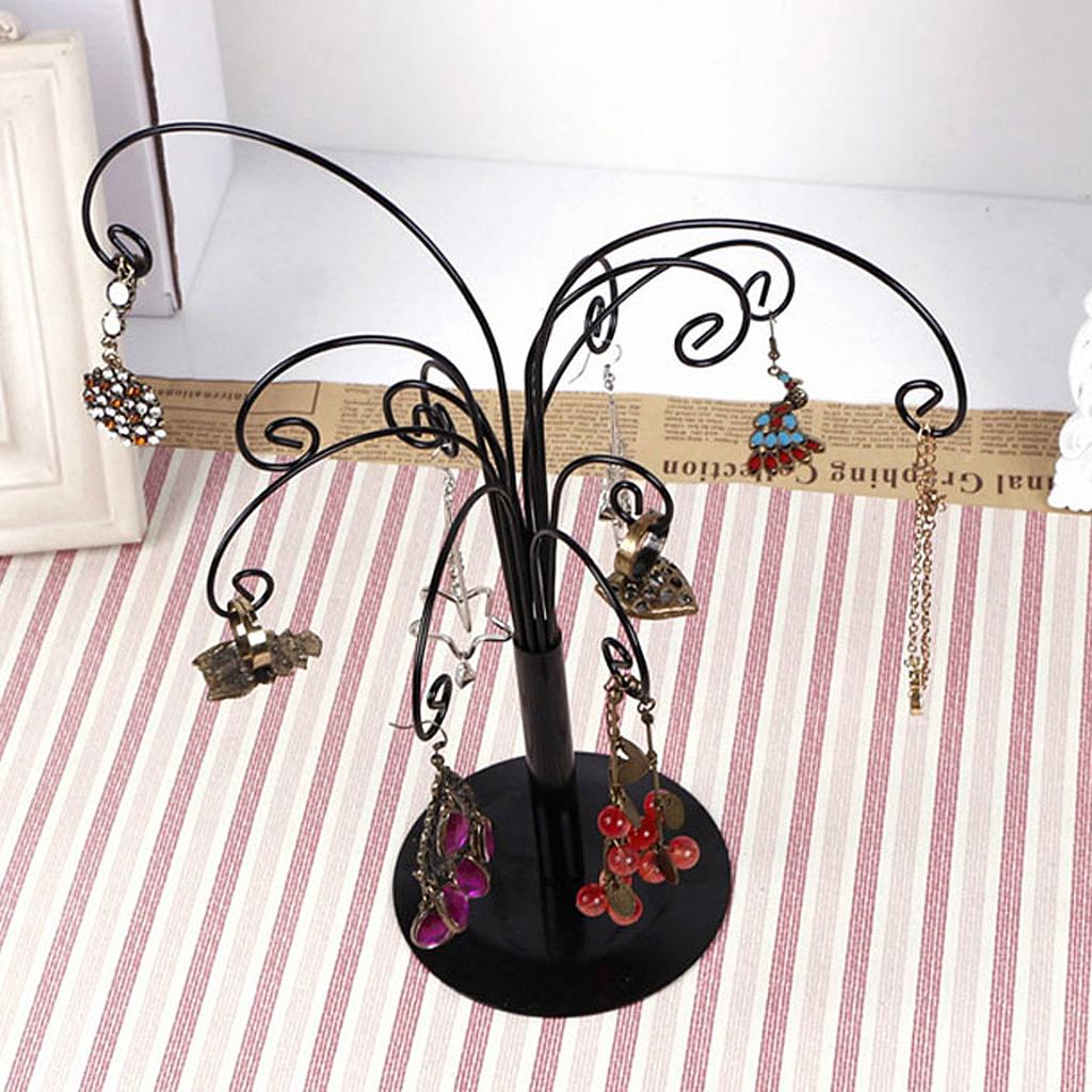 Ornament Display Tree Stand Metal Multifunctional Decorative Jewelry Hanger Holder Stand for Ornament Easter Egg Jewelry