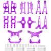 Mjx 14210 14209 H14BM Metal Steering Cup Upper Lower Swing Arm Set Shock Tower Bracket Body Post Hyper Go RC Car Upgrade Parts