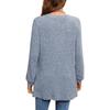 2025 Autumn/Winter Women's European Style Long Sleeve Loose Knit Top with Pockets