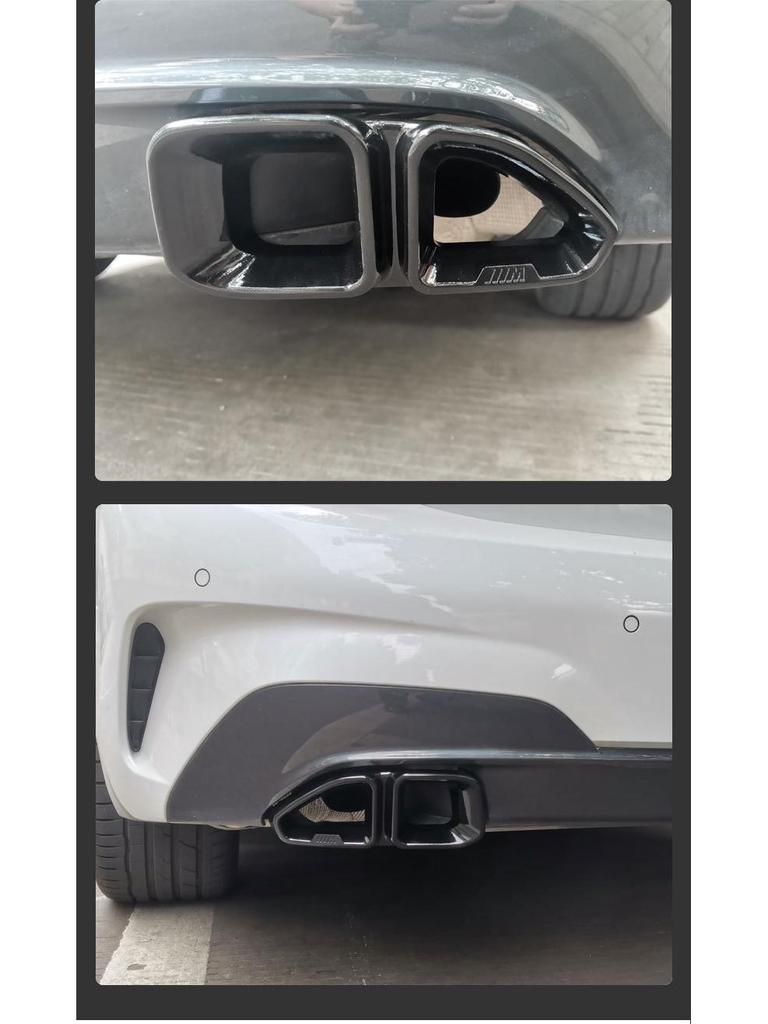 BMW 3 Series (2020-2022) Black Stainless Steel Exhaust Cover