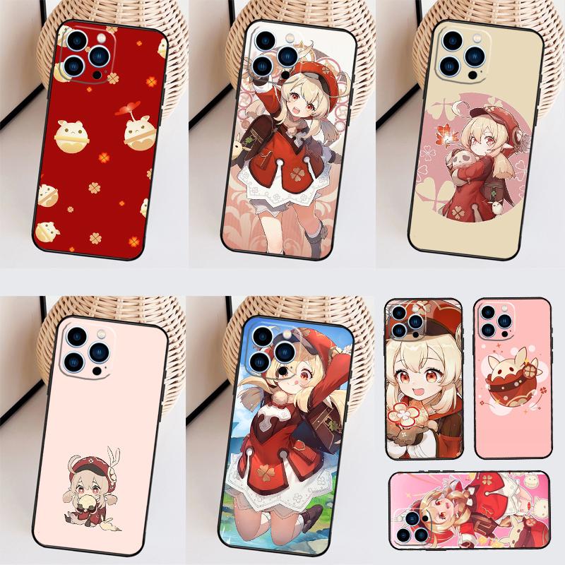 Genshin Impact Klee For Xiaomi 15T 14T 13T 14 15 Ultra 17 Pro Max Case For POCO F8 Ultra F7 F6 F5 X3 X5 X6 X7 Pro