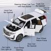 1:24 Escalade Prado Miniature Model Toy Cars Alloy Diecast Sound Light Doors Opened Pull Back Simulation Models for Boys Gifts