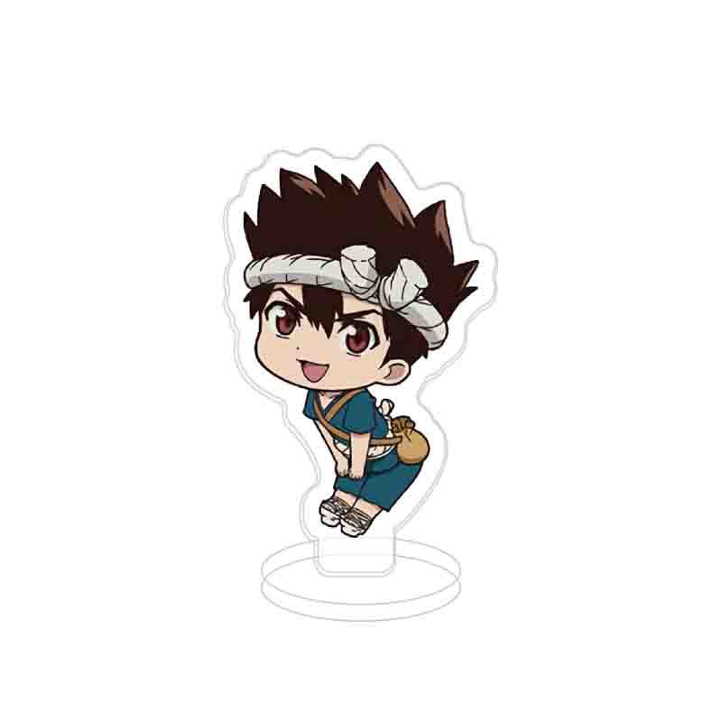 Dr. Stone Japanischer Anime-Merchandise Ishigami Senkuu Acryl-Ständerfigur Sammlerstück Schreibtisch-Dekoration Kreatives Geburtstagsgeschenk Für Jungen