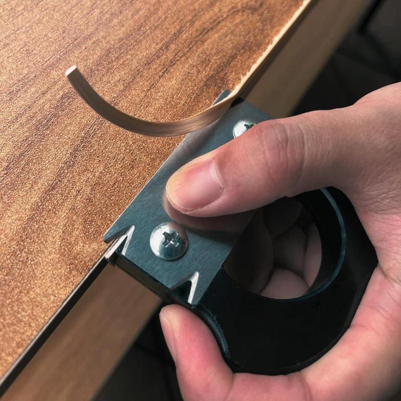 Edge Banding Trimmer Wood Edge Planer Chamfering Tool Handheld Deburring Scraper For Wood ABS Veneer PVC Furniture Finishing