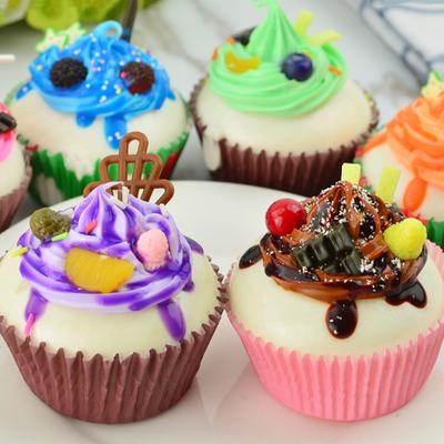 Realistisch Kunstmatig Nep Taart Cupcake Model Kopje Display Fotografie Requisieten Handwerk