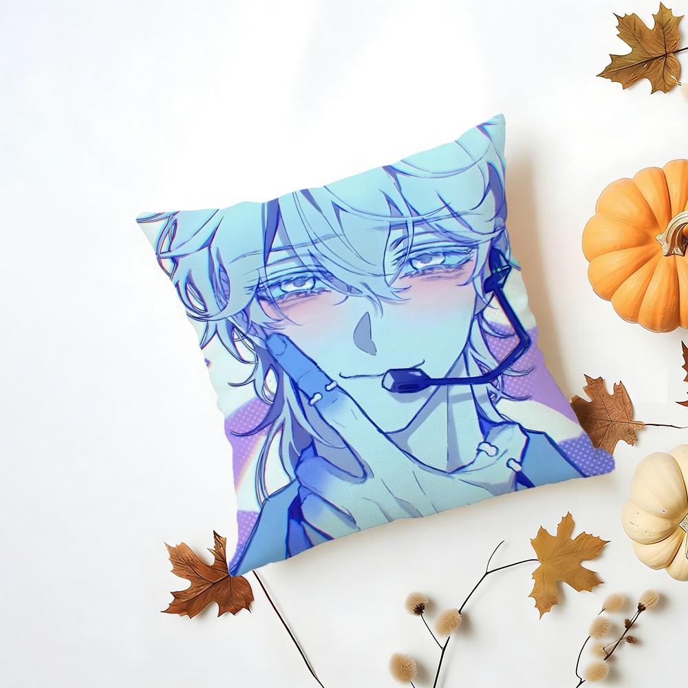 Cool Stylish Cartoon A-Alien Stage Lukas Cushion Cover Washable Linen Pillowcase Soft For Daily Sofa Bed Home Room Decor