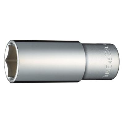 TONE Deep Socket Drive Angle Width Across Flats 23mm (Hexagonal) 4S-23L 12.7mm (1/2")