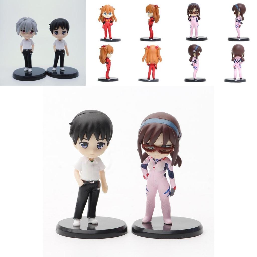 Exquisites Evangelion Eva Mini-Figuren-Set mit Rei Ayanami und Asuka Langley