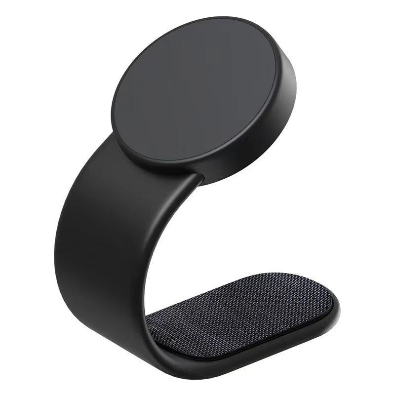 Car Phone Holder Magnetic Wireless Bendable Car Phone Mount for Phone 12-17 Stand Dashboard Center Console чёрный