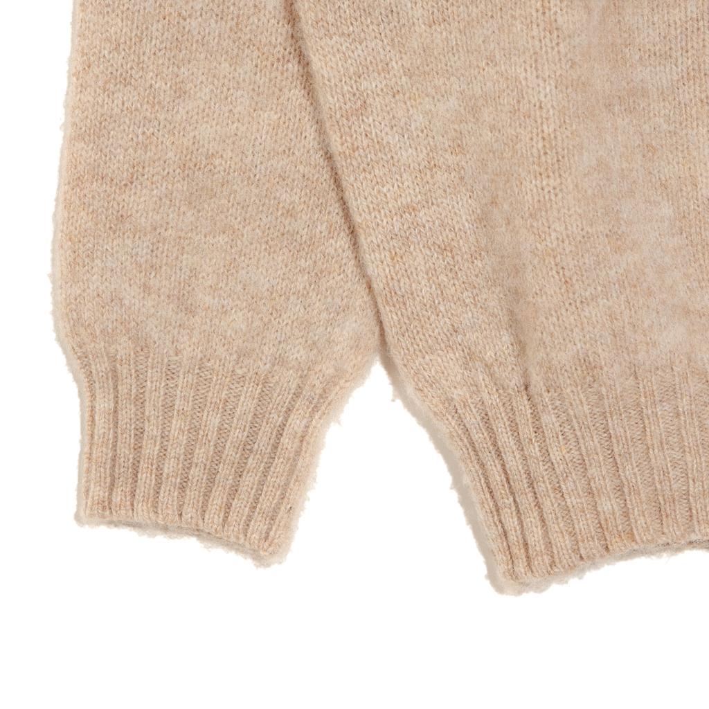 Halliobeuseukoteullaendeu Shaggy Dog Crew Neck Sweater - Tusk