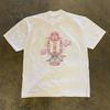 Pure Cotton Short Sleeve Tshirt Unisex Loose Fit American Retro Style Heavyweight Couples Casual Breathable Summer Top