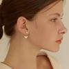 Lewe Two-way Pearl Heart Earring