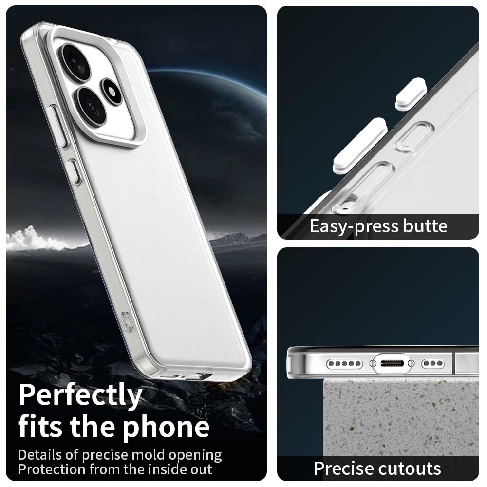 Frosted Case For Xiaomi Redmi Note 14 4G Cover Redmi note 14 Pro Fundas Coque Matte Translucent PC Back Bumper Redmi note 14