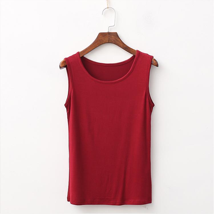 

Женская майка без рукавов из модала большого размера свободного кроя для лета (Среднего возраста и пожилые - Подходит до 200 цзиней) 8XL