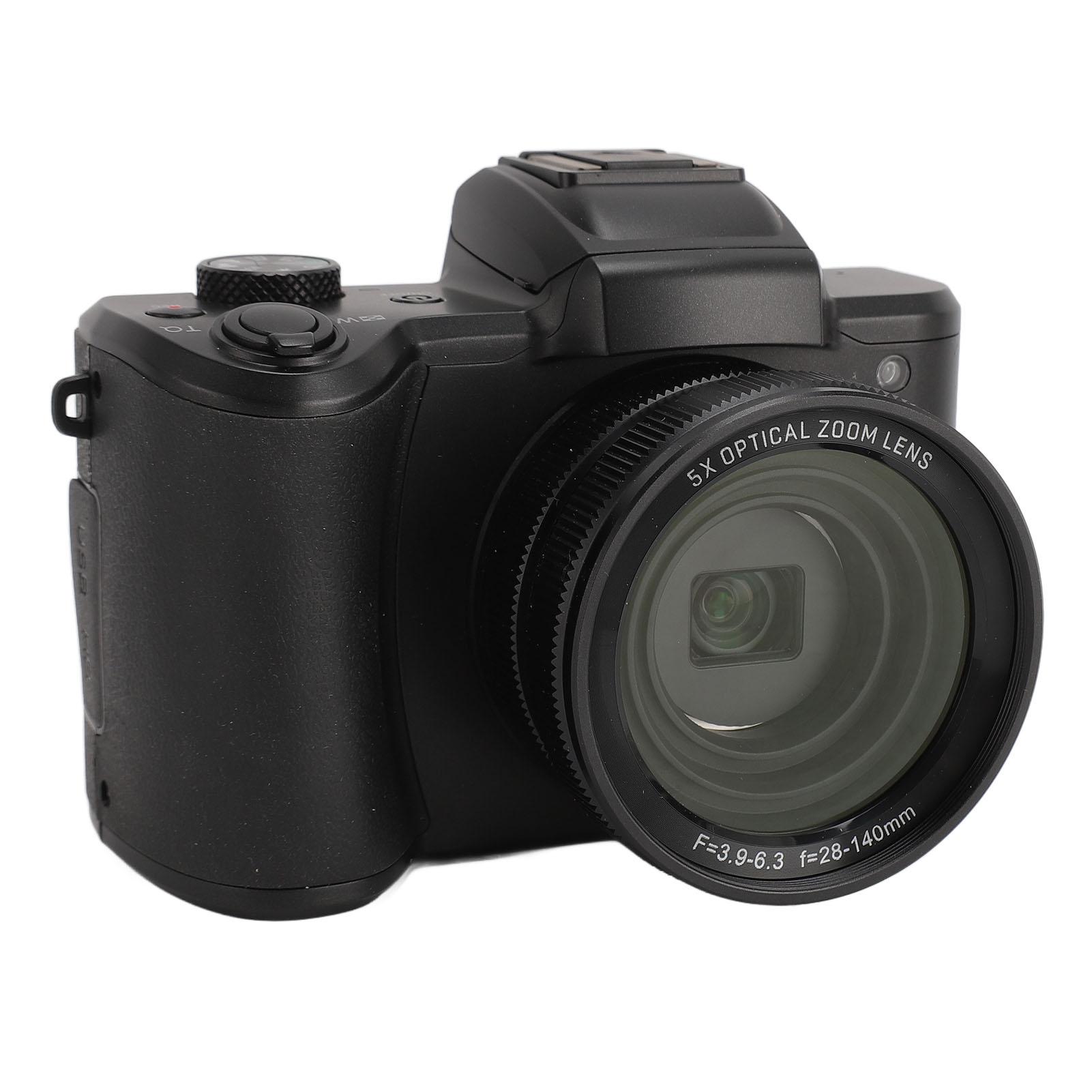 

Розумна цифрова камера 64MP 5K 5-кратне оптичне збільшення Передня та задня подвійні камери Багатоінтерфейсний автофокус EU Plug