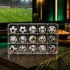 KNK Mini Football Design Evolution Collection Set 1970-2026 Historical Tournament Inspired Soccer Ball Mini Soccer Fans, Sports Enthusiasts