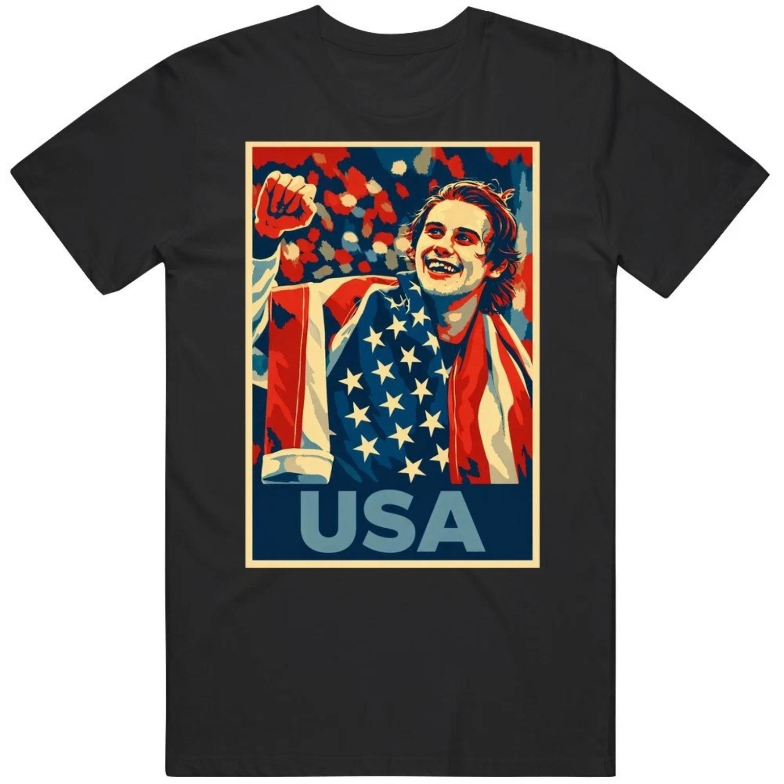 Men s Hockey USA Golden Goal Jack Hughes Gift Idea Hope Parody T Shirt S разноцветный