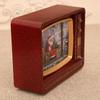 Christmas Musical Snowing TV Ornament Night Light Gift