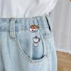 Vintage Cartoon Handmade Coffee Products Series Cute Brooch Cup Coffee Machine with Simple Design and Accessory Badges